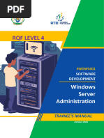 Window Server Administration